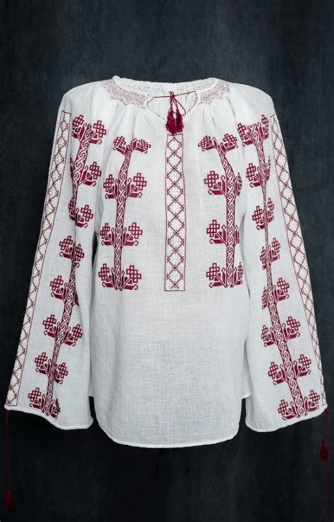 Hand Embroidered Romanian Blouse Vintage For Sale Online Worldwide