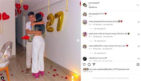 Piero Quispe Y Su Rom Ntica Celebraci N De Aniversario Con Su Novia