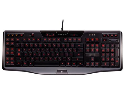 Logitech G Gaming Keyboard Czarna Usb Klawiatury Przewodowe