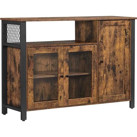 Vasagle Meuble De Rangement Buffet Avec Placard Portes Pour Salle