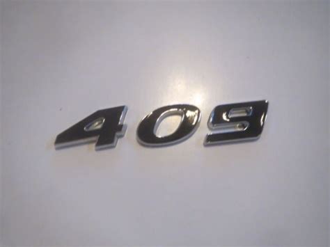 Chevrolet 409 Engine Id Hood Scoop Quarter Trunk Fender Emblem Black