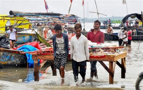 Uttar Pradesh Normal Life Disrupted As Rains Lash Prayagraj Video