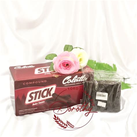 Jual COLATTA STICK COKLAT BAKE STABLE REPACK Indonesia Shopee Indonesia