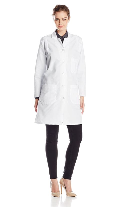 Red Kap Women S Plus Size Lab Coat White Xx Large 5 Ounce Poplin By Red Kap