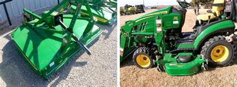 24 Learning Center John Deere 1025r Mowing Options Belly Mower Or Pull Behind