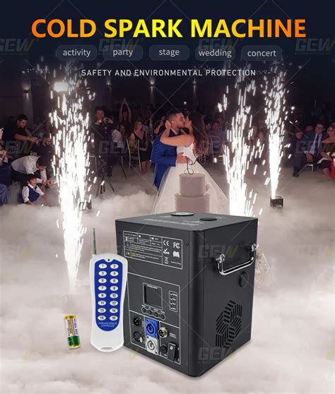 750w Dmx Wireless Remote Control Fountain Pyro Firework Sparkler Cold