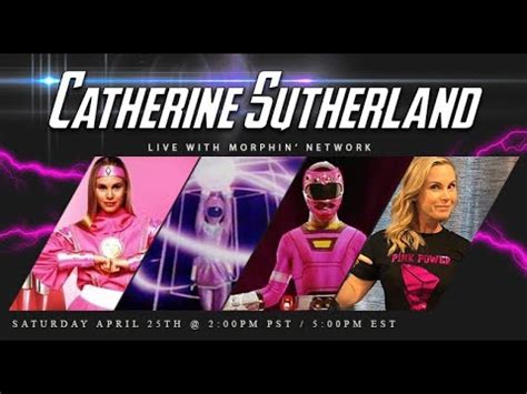 Catherine Sutherland (Pink MMPR/Zeo/Turbo Ranger) Live Interview - YouTube