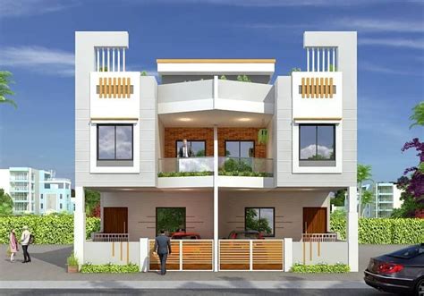 Twin Simple Modern House Design Building House Plans Designs Modern