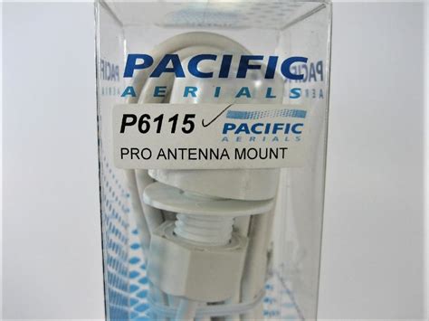 Pacific Aerials Seamaster Pro Nylon VHF Antenna Thru Deck Mount