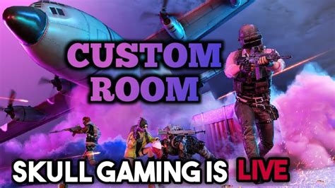 🛑pubg Mobile Live 🎮 Free Custom Room🏠 Any One Can Join👍🏻 ☠️skull