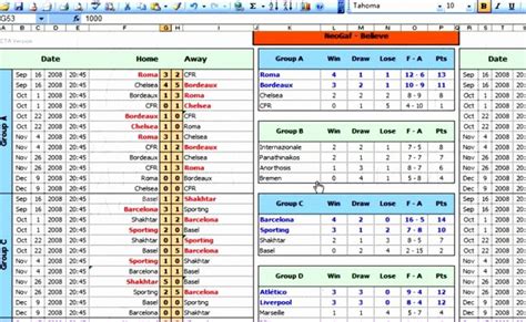 10 Excel League Table Template Excel Templates Excel Templates – Otosection