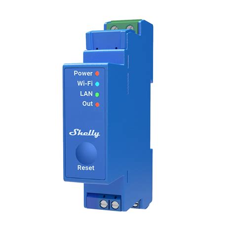 Shelly Pro 1 Din Relay Pro1 Configuration For Tasmota