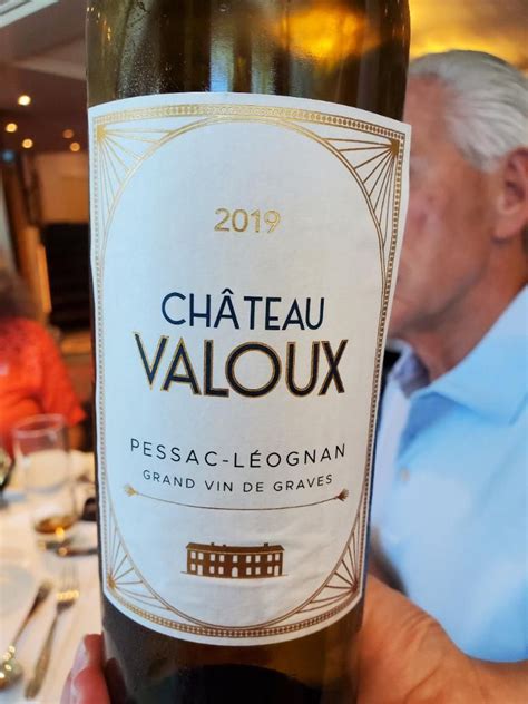 2019 Château Valoux Blanc France Bordeaux Graves Pessac Léognan