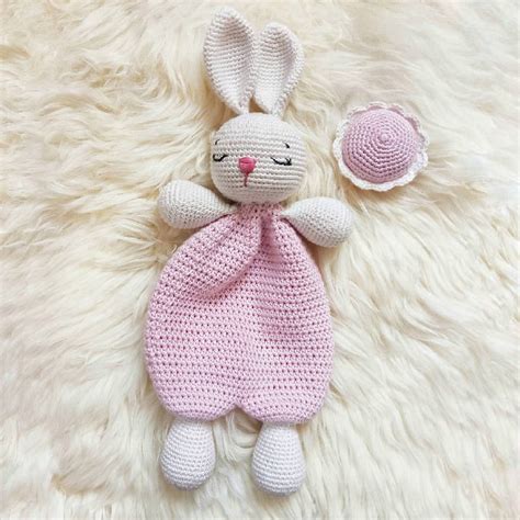 Crochet Bunny Lovey Pattern En Es Cute Bunny Rabbit Amigurumi Doll