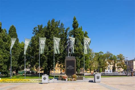 Lublin Poland Marshall Jozef Pilsudski Monument At The Plac Litewski