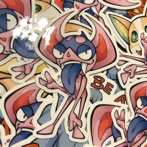 Pokemon Vinyl Sticker Etsy