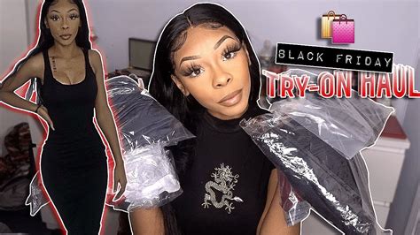 Fashion Nova Black Friday Try On Haul Vlogmas Day Youtube