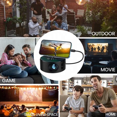 Vuygyu Projector 4K Bluetooth Wifi - Projectors Wireless Projector Wall ...