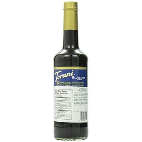 Torani Blueberry Syrup 750 Ml