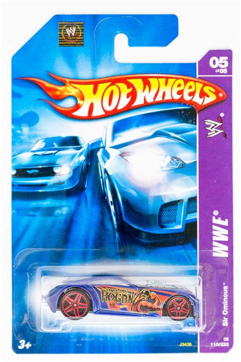 Hot Wheels WWE Sir Ominous 05 05 BLUE Hulk Hogan Walmart