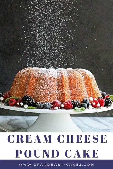 Cream Cheese Pound Cake Recipe Pound Cake Recipes Cupcake Recipes