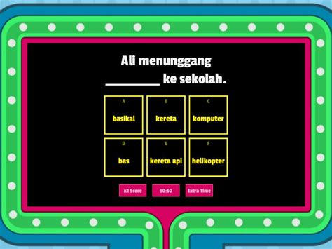 Kata Nama Am Dan Kata Kerja Gameshow Quiz