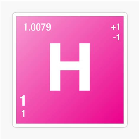 Element Hydrogen Sticker For Sale By Defstar Redbubble