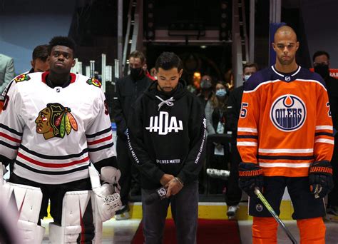 Matt Dumba Speaks for NHL & Hockey Diversity Alliance Before Game