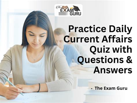 Practice Daily Current Affairs Quiz With Questions And Answers