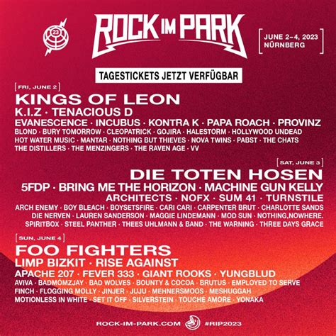 Rock Im Park Vom Juni In N Rnberg Kim Kultur In M Nchen