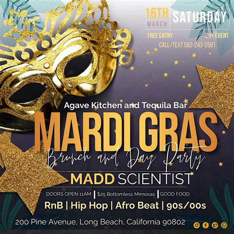 Saturday Brunchday Party Agave Kitchen Rnb Afro Beat Hip Hop