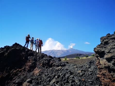 Mount Etna Trek To The Craters Of The Eruption Getyourguide