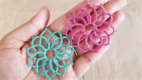 Shuttle tatting pattern #11 | Tatting tutorial, Shuttle tatting patterns, Tatting patterns