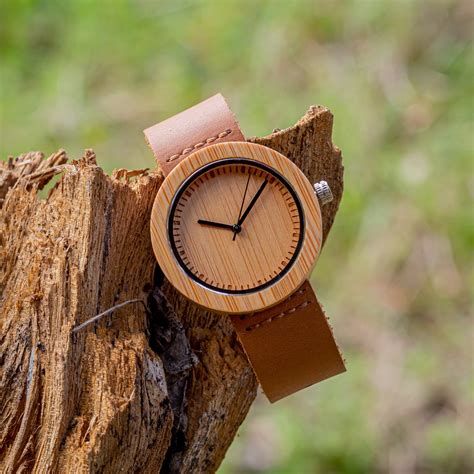 Reloj De Madera De Pulsera Ruston Woodenson Per