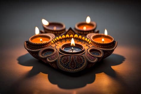 Premium Ai Image Happy Diwali Or Deepavali Traditional Indian