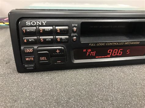 Old Sony Car Radio Stereo Cassette Player Model Xr 6459 Retro 90s Vintage Retro Jt Audio