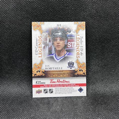 Luc Robitaille CL 9 Canvas 2023 Upper Deck Tim Hortons Collectors