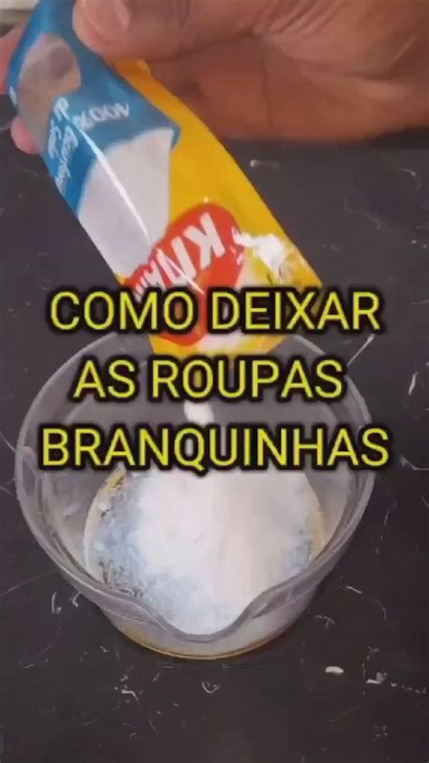 Como Deixar As Roupas Branquinhas Em Roupas Brancas Receita