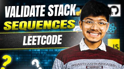 Validate Stack Sequences Two Pointers Stacks Leetcode