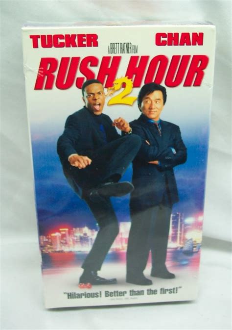 Rush Hour Vhs Video Tape Movie Brand New Chris Tucker Jackie Chan 8190