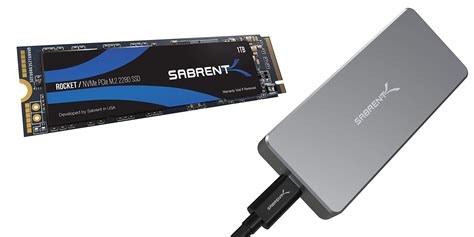 Save on Sabrent Internal + External USB-C SSDs: NVMe 1TB $100, more from $30