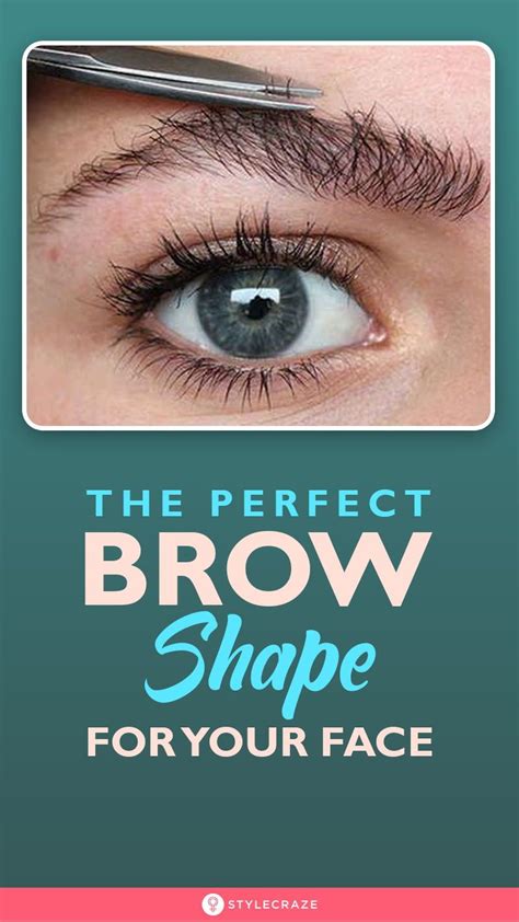 How To Choose An Eyebrow Shape For Your Face Type And Tips Perfect