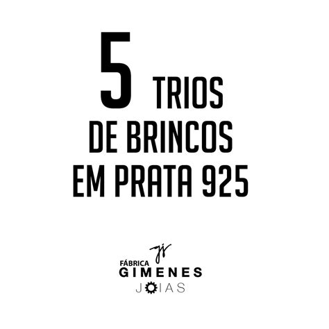 Trios de brincos zircônia Coração 3 4 5x5 Prata 925 Contém 5 Trios