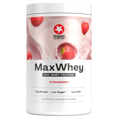 Maxi Nutrition Max Whey Proteinpulver Strawberry 420g Bei REWE Online