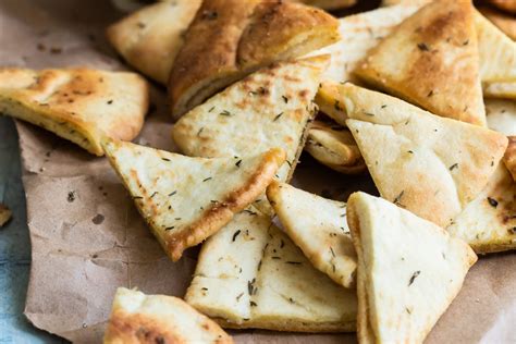 Homemade Pita Chips Culinary Hill