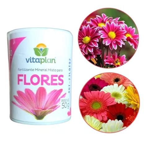 Fertilizante Flores Mineral Misto Nutriplan 50g Unica Frete grátis