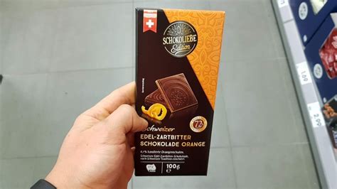 Schokoliebe Edition Schweizer Edel Zartbitter Schokolade Orange 72