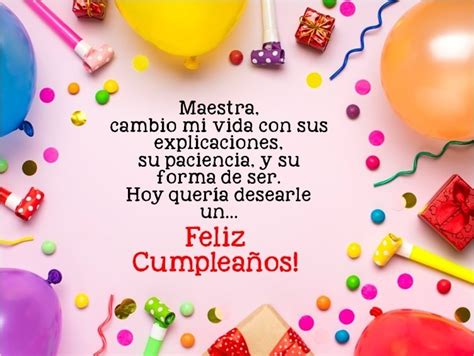 Feliz cumpleaños Maestra 40 deseos especiales para tu maestra