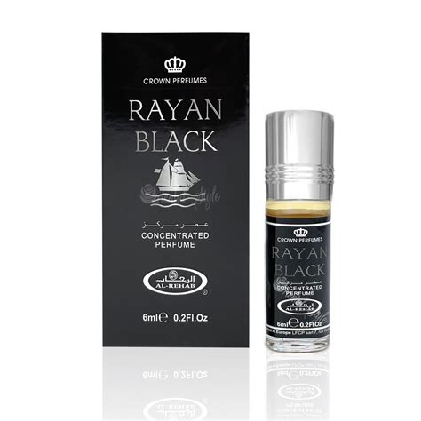 Al Rehab Rayan Black Perfume Oil Attar Oriental Style