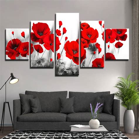 Tableau Coquelicot Rouge Univers Fleuri